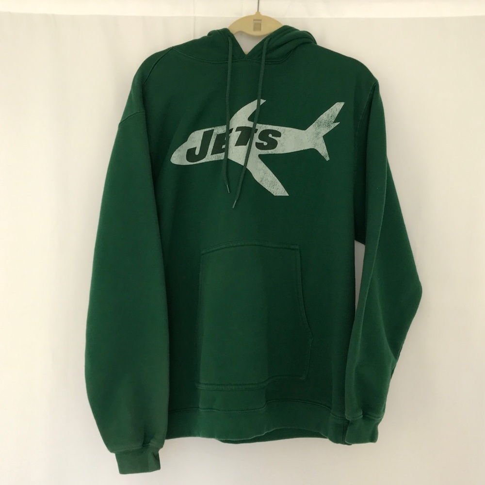 Men’s Vintage New York Jets Pullover Logo Hoodie